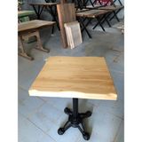 Bintaş Mobilya Naturel Kayın Kütük Cafe Masası 60X60.CM