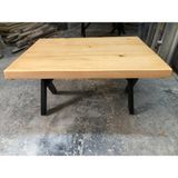 Bintaş Mobilya Naturel Kayın Rengi Kütük Orta Sehpa 60X100.CM