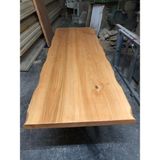 Bintaş Mobilya Naturel Mat Vernik Cilalı Kütük Masa Üst Tablası 60X180