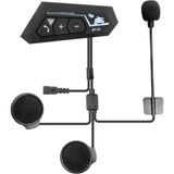 Bintech BT22 Motosiklet Kask Kablosuz Intercom Su Geçirmez 5.0 Bluetooth