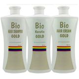 Bio Keratin Gold 3'lü Set 700 ml Kalıcı Brezilya Fönü