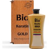 Bio Keratin Gold Ahşap Kutulu Brezilya Keratin Saç Bakım Seti 700 ml – Kıvırcık ve Dalgalı Saçlar İçin Düzleştirici ve Nemlendirici Etki