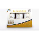 Bio Keratin Gold Bio 3'lü Gold Keratin Set Düzleştirici Etkili Saç Bakım Ürünü Brezilya Fönlü Saçlar İçin