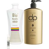 Bio Keratin Gold Brezilyan Fönü Kalıcı Saç Düzleştirici + Dp Tuzsuz Şampuan Çam Terebentin