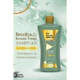 Bio Keratin Gold Düzleştirici Etkili Sülfatsız Şampuan 700 ml Kadınlar İçin Brezilya Fönlü Saçlar