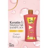 Bio Keratin Keratin & Makedemya Yağlı Güçlendirici Etkili Tuzsuz Şampuan - keratinli şampuan