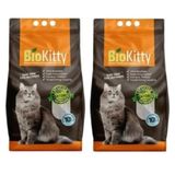 Bio Kitty Marsilya Sabunu Kokulu İnce Taneli 2x10 lt Kedi Kumu