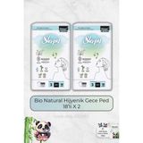 Bio Natural Hijyenik Ped Gece 18'Li X 2 Ve Rosie Hediye