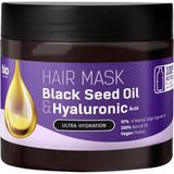 Bio Naturell % 100 Organik Sac Maskesi Çörek Otu Yağı ve Hyaluronik Asit Nemlendirici 295 ml