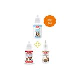 Bio Pet Active Kedi&köpekler Için Bakım Seti (Gözyaşı Leke Çıkarıcı+Ağız Bakım Ürün+Kulak Temizleyici)