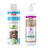 Bio PetActive Aloe Vera Özlü Köpek Şampuanı 400 ML + Knot Away Kıtık Açıcı Krem 250 ML 2 Li Set