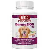 Bio PetActive Derma Dog 0.5 150 Tablet öpekler için Bira Mayası Tableti
