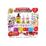 Bio PetActive Kedi Bakım ve Koku Giderici 7’li Avantaj Seti – Omega 3, Göz & Kulak Bakımı, 4 Çeşit Koku Giderici + Lazer Oyuncak ve Tasma Hediyeli