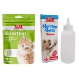 Bio PetActive Kitten Milk Powder Yavru Kedi Süt Tozu 200 Gr + Biberon Seti