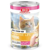 Bio PetActive Kitten Nutritive Life Tavuk Etli 400 gr Yavru Kedi Konservesi
