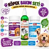 Bio PetActive Köpek Bakım Seti Multivitamin + Biotin Çinko Tableti + Deri Tüy Bakım Spreyi 3’lü Set