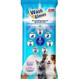 Bio PetActive Wash Gloves 8 Adet Köpek Temizlik Mendili