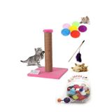 Bio Sand Kedi Tırmalama Tahtası Pembe ve Kedi Oyuncakları