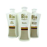 Bio Sis 3'lü Keratin-Saç Kremi-Düz ve Işıltılı Saçlar Botox Tuzsuz Şampuan Kutulu Brezilya Fönü Set