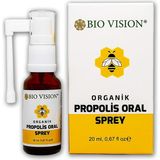 Bio Vision BioVision Organik Propolisli Ağız Spreyi 20 ml Ferah Nefes ve Antibakteriyel Etki Sağlar