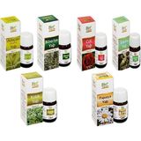 Bio Vitals Ada Çayı Biberiye Gül Kekik Papatya Jojoba Aromatik Masaj-Cilt Bakım Yağ Seti 6 Lı