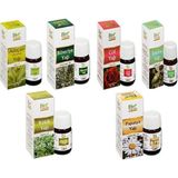 Bio Vitals Ada Çayı Biberiye Gül Kekik Papatya Jojoba-Aromatik Masaj-Cilt Bakım Yağ Seti