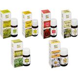 Bio Vitals Ada Çayı+ Rezene+ Gül+ Vanilya+ Kekik+ Papatya Aromatik Masaj Cilt Bakım Yağ Seti 20 ml