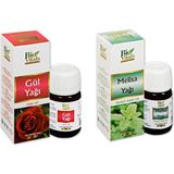 Bio Vitals Gül ve Melisa-Aromatik Masaj-Cilt Bakım Yağ Seti