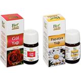 Bio Vitals Gül ve Papatya Aromatik Masaj Cilt Bakım Yağ Set 20 ml
