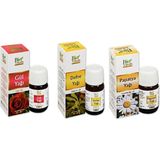 Bio Vitals Papatya-Gül-Defne Aromatik 3 Adet Masaj-Cilt Bakım Yağ Seti 20 ml