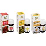 Bio Vitals Papatya Gül Defne-Aromatik Masaj-Cilt Bakım Yağ Seti
