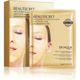 Bıoaqua Kleopatra 24K Altın ve Kolajenli Bakım Maskeleri 4'lü Set 28 gr x 4 Adet