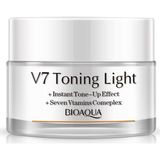 Bioaqua V7 Toning Light Nemlendirici Beyaz ve Aydınlık Görünüm Kremi 50 gr