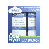 Biobaby Atocare 300 ml Özel Bakım Şampuanı + 100 ml Krem Kuru Ciltlere Özel Bakım Bakım Seti
