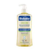 BioBaby Atocare Duş Yağı 500 ml – Atopiye Eğilimli Bebek Ciltleri İçin, Seramid Kompleksli, 3-6, Yulaf Ekstresi Prebiyotik İçerikli Temizleyici Yağ