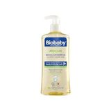 BioBaby Atocare Duş Yağı 500 ml – Atopiye Eğilimli Bebek Ciltleri İçin, Seramid Kompleksli, Omega 3-6, Yulaf Ekstresi ve Prebiyotik İçerikli Temizleyici Yağ