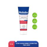 Biobaby Bebek Pişik Kremi 75 g – Çinko Oksit, Organik Kır İğdesi Yağı ve Zeytinyağı İçerir
