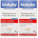 Biobaby Yenidoğan Saç ve Vücut Şampuanı, 200ML (2 paketi)