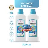 BioBellinda Doğal Bileşenli Extra Güçlü Formüllü (3 Etkili) Sıvı Matik Deterjan (2Lİ'SET)