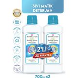 BioBellinda Doğal Konsantre Doğal Sıvı Matik Deterjan 700 ml (2 Li Set) - 701 ml