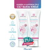 BioBellinda Doğal Pişik Önleyici Tahriş Önleyici Krem 75 ml (2li Set) - Beyaz