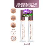 BioBellinda Kaş Kirpik Serumu 6 Ml | Besleyici Bakım Yağı 6 ml (2'Lİ SET)