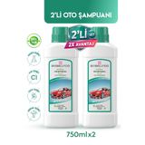 BioBellinda Oto Şampuanı İç Ve Dış Yıkamalarınız da Derinlemesine Temizlik 750 ml ( 2'Lİ SET )