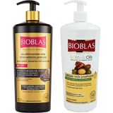 Bioblas 1000 Ml Siyah Sarımsak ve Argan Yağı Şampuanı Dökülme Karşıtı Etki
