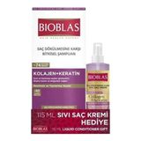 Bioblas 360 ml Keratin Şampuan + 3x115 ml Sıvı Saç Kremi