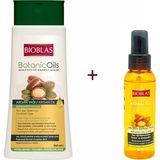 Bioblas Argan Yağı 300 ml Şampuan + 100 ml Argan Bakım Yağı