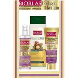 Bioblas Argan Yağlı Şampuan&Collagen&Keratin 3'Lü Saç Bakım Seti - 1