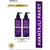 Bioblas Biotin & Kafein Saç Dökülmesine Karşı Tonik 2 x 200 ml Standart İçerik ile Etkili Bakım