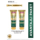 Bioblas Botanic Oils Argan Yağlı Saç Kremi 2 x 250 Ml Onarıcı Argan Saç Bakım Kremi