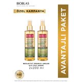 Bioblas Botanic Oils Argan Yağlı Sıvı Saç Kremi 2 x 200 Ml Onarıcı Bakım Kremi